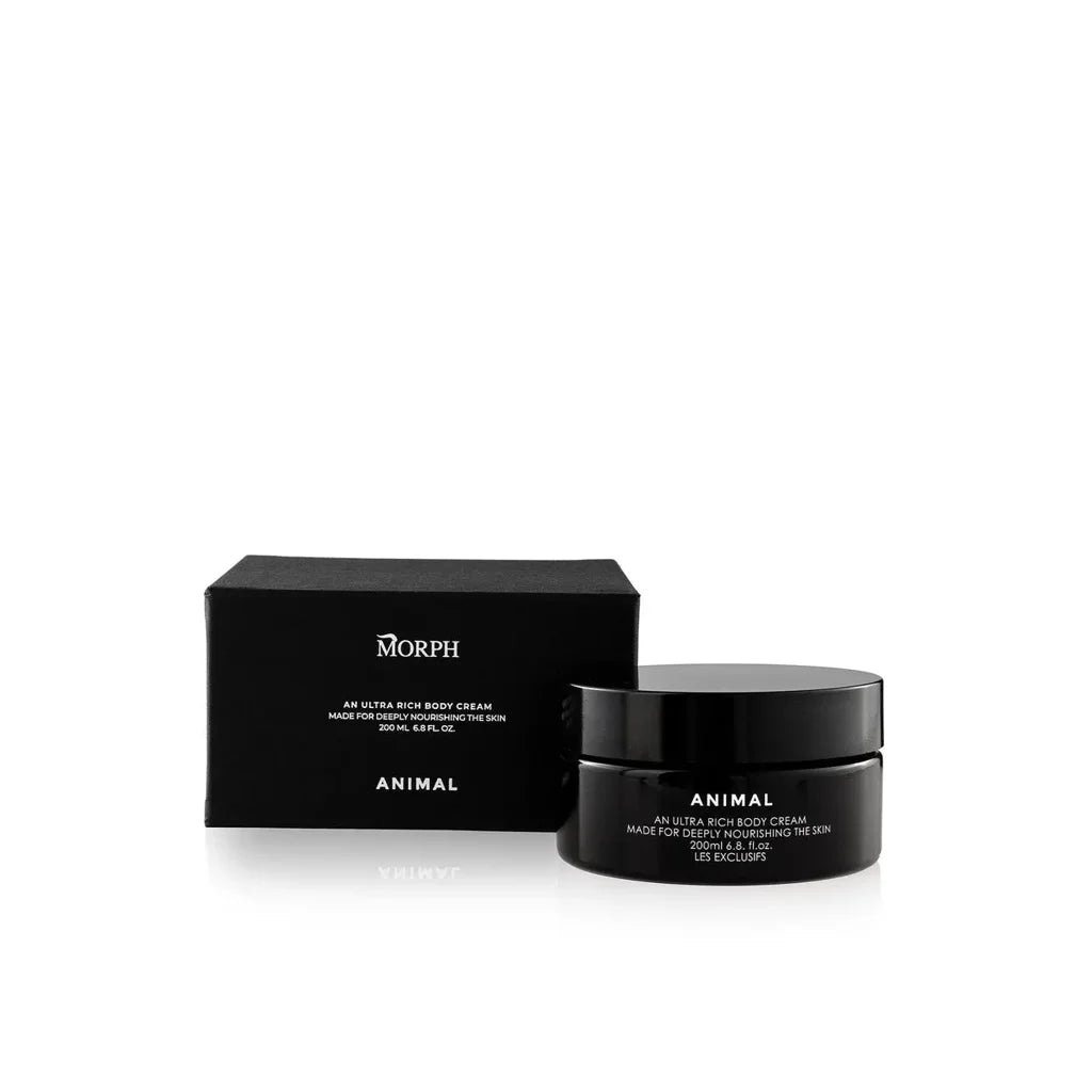 Morph Animal bodycream front met verpakking