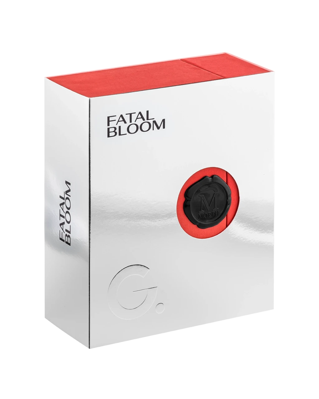 Morph Fatal Bloom Eau de Parfum 100 ml schuin verpakking op lichte achtergrond
