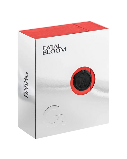 Morph Fatal Bloom Eau de Parfum 100 ml schuin verpakking op lichte achtergrond
