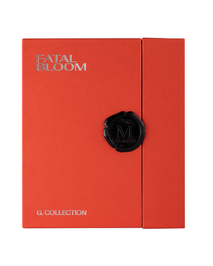 Morph Fatal Bloom Eau de Parfum 100 ml rode doos op lichte achtergrond
