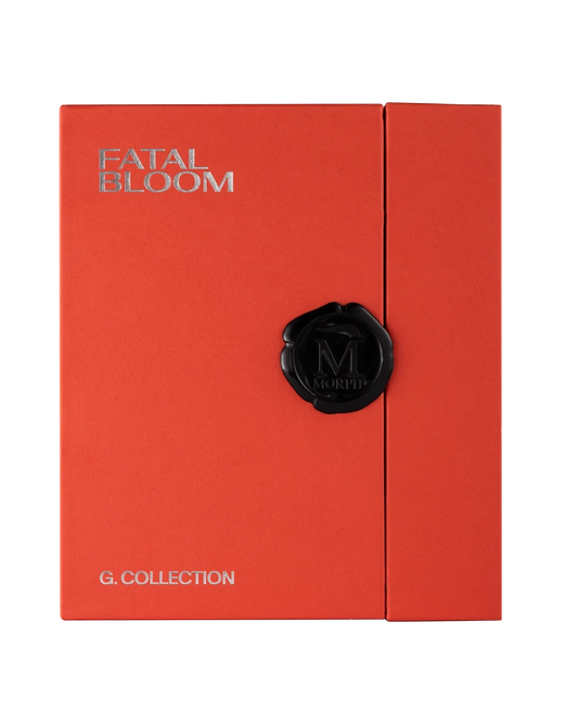 Morph Fatal Bloom Eau de Parfum 100 ml rode doos op lichte achtergrond
